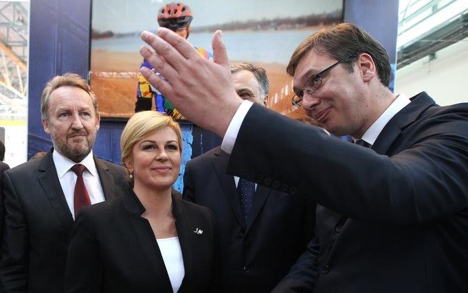 Kolinda Grabar Kitarović i Aleksandar Vučić